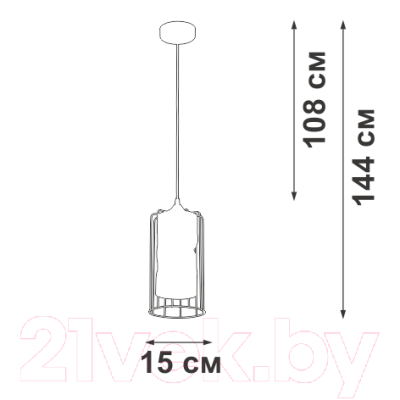 Потолочный светильник Vitaluce V2847-1/1S