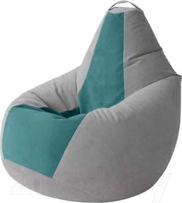 Бескаркасное кресло Kreslomeshki Груша Kombo XXXL / GKV-145x100-SBI - фото