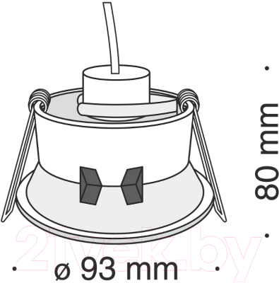 Точечный светильник Maytoni Dot DL028-2-01W