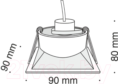 Точечный светильник Maytoni Dot DL029-2-01W