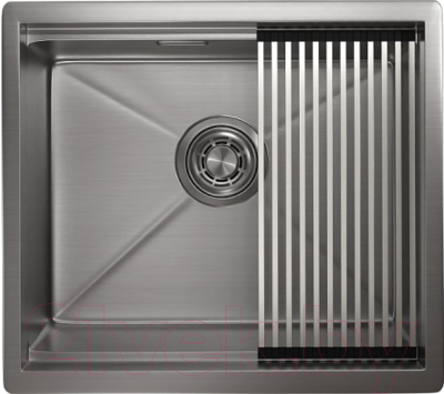 Мойка кухонная GRANULA KS-5045U (сатин) - фото