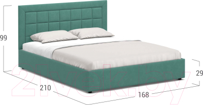 Двуспальная кровать Moon Family 1251 / MF004951