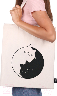 Сумка-шоппер Brauberg Premium. Yin-Yang / 271901