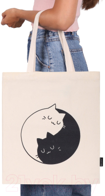 Сумка-шоппер Brauberg Premium. Yin-Yang / 271901