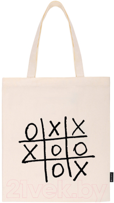 Сумка-шоппер Brauberg Premium. Tic-Tac-Toe / 271902 - фото