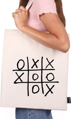 Сумка-шоппер Brauberg Premium. Tic-Tac-Toe / 271902