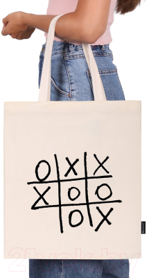 Сумка-шоппер Brauberg Premium. Tic-Tac-Toe / 271902