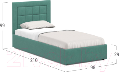 Односпальная кровать Moon Trade 1251 / MF004956