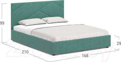 Двуспальная кровать Moon Trade 1257 / MF005376