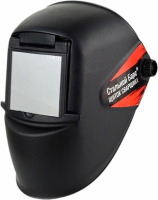 Сварочная маска РОСОМЗ НН8 Стальной Барс с минеральным светофильтром / 50864 - фото