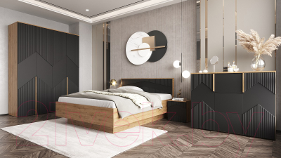 Прикроватная тумба Мебель-КМК Оливия 0971.18 правая