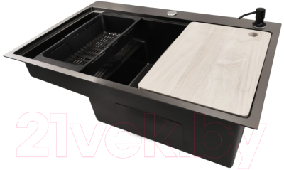 Мойка кухонная STELLAR S7550NB-TU-R