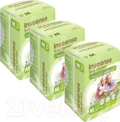 Трусы впитывающие для взрослых Inseense M / Ins10adultM/3 - фото
