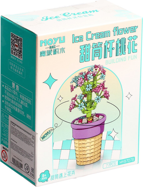 Конструктор MoYu Цветы. Сакура в горшочке MY87078 / 9828388 - фото