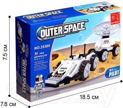 Конструктор Keyixing Космос луноход 25360 / 587694
