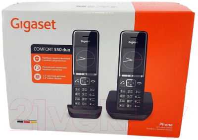 Беспроводной телефон Gigaset Comfort 550 Duo