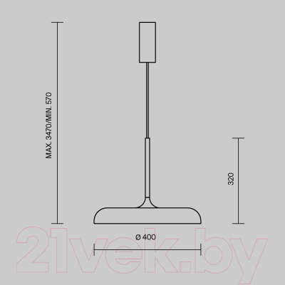 Потолочный светильник Maytoni Gerhard MOD189PL-L18GR3K1