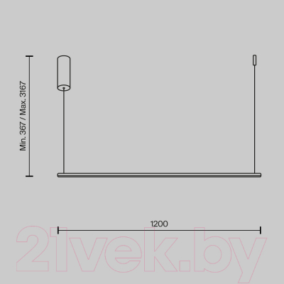 Потолочный светильник Maytoni Halo MOD246PL-L24BSK