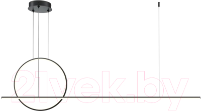 Потолочный светильник Maytoni Halo MOD247PL-L49BK - фото