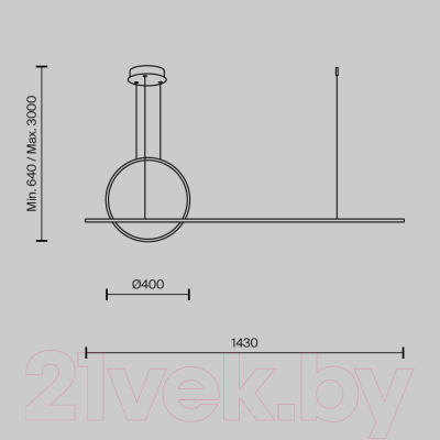 Потолочный светильник Maytoni Halo MOD247PL-L49BSK
