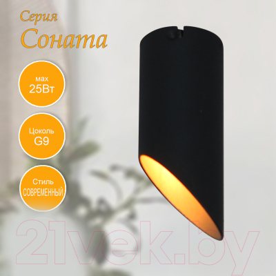 Потолочный светильник Элетех Соната 111 НПБ 01-25-101 G9 / 1005405287