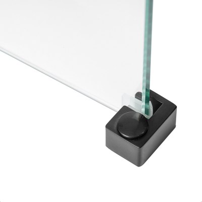 Душевая стенка Saniteco Walk-In SN-W6TB120 (120x200, прозрачное стекло, черный профиль)