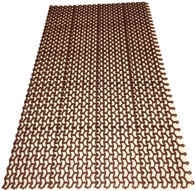 Коврик грязезащитный Ковропласт Волна