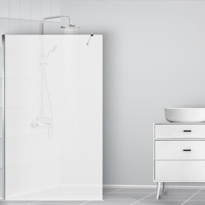 Душевая стенка Saniteco Walk-In SN-W8TC110 (110x200, прозрачное стекло, хромированный профиль)