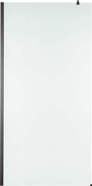 Душевая стенка Saniteco Walk-In SN-W8MB100 (100x200, матовое стекло, черный профиль)