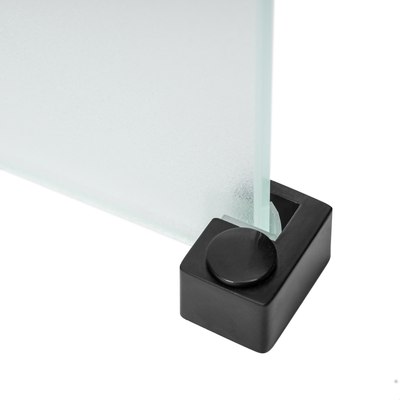 Душевая стенка Saniteco Walk-In SN-W8MB110 (110x200, матовое стекло, черный профиль)