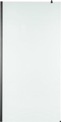 Душевая стенка Saniteco Walk-In SN-W8MB110 (110x200, матовое стекло, черный профиль)