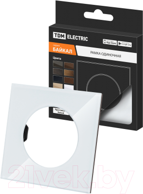 Рамка для выключателей и розеток TDM Байкал / SQ1819-0002