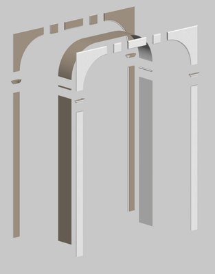 Арка межкомнатная Лесма Милано