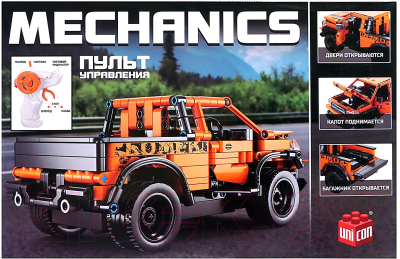 Конструктор управляемый Unicon Mechanics Джип / 9866855
