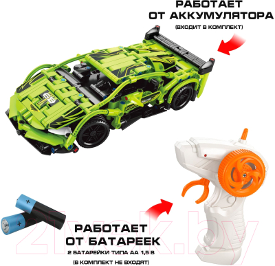 Конструктор управляемый Unicon Mechanics Гоночная / 9866853