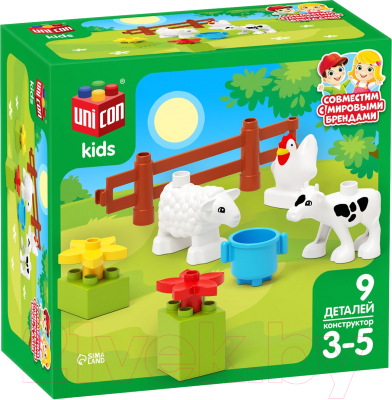Конструктор Unicon Корова и овечка / 9468376 - фото