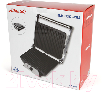 Электрогриль Atlanta ATH-1111 (черный)