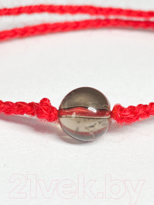 Браслет Wolves Красная нить с раухтопазом 40971