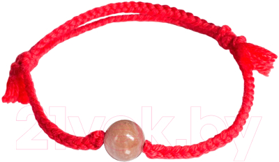 Браслет Wolves Красная нить с родонитом 40975 - фото