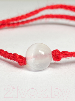 Браслет Wolves Красная нить с селенитом 40983