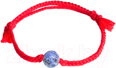Браслет Wolves Красная нить с содалитом 40987 - фото