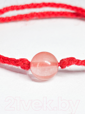 Браслет Wolves Красная нить с халцедоном 40999