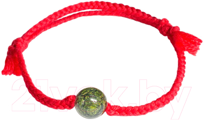 Браслет Wolves Красная нить со змеевиком 41021 - фото