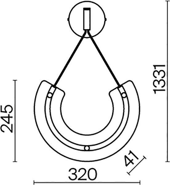 Бра Maytoni Maya P091WL-L18G3K1