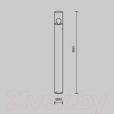 Светильник уличный Maytoni Amas O432FL-01GF1