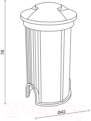 Светильник уличный Maytoni Flash O044DL-L1S3K1