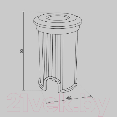 Светильник уличный Maytoni Flash O044DL-L1S3K3