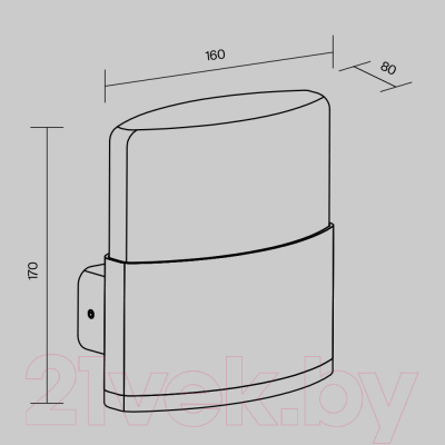 Бра уличное Maytoni Rom O442WL-L12GF3K1