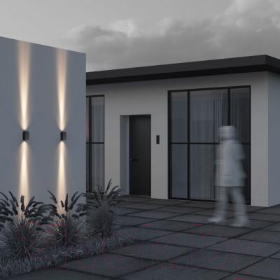 Бра уличное Maytoni Shell O570WL-L10B3K