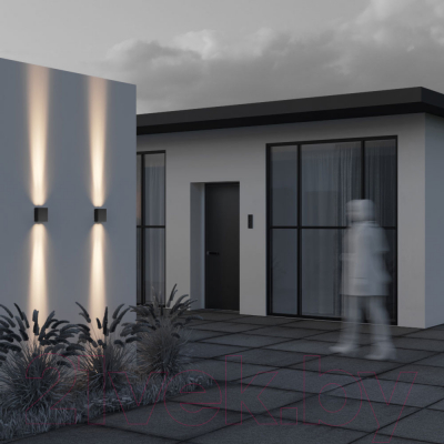 Бра уличное Maytoni Shell O570WL-L20B3K